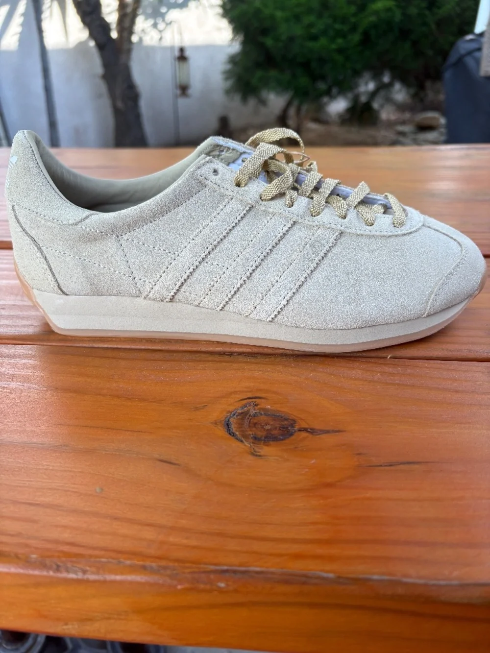 NWT Khaite x Adidas Country OG Men's Sneakers Size 7.5 Savanah Gum Suede Unisex